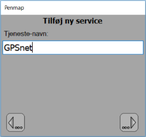 Trimble Penmap Tilføj ny service
